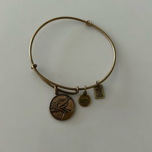 Alex and Ani ski charm bracelet